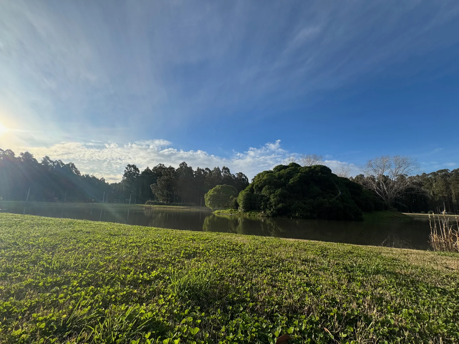 Paisaje de viaje, ejemplo de encuadre