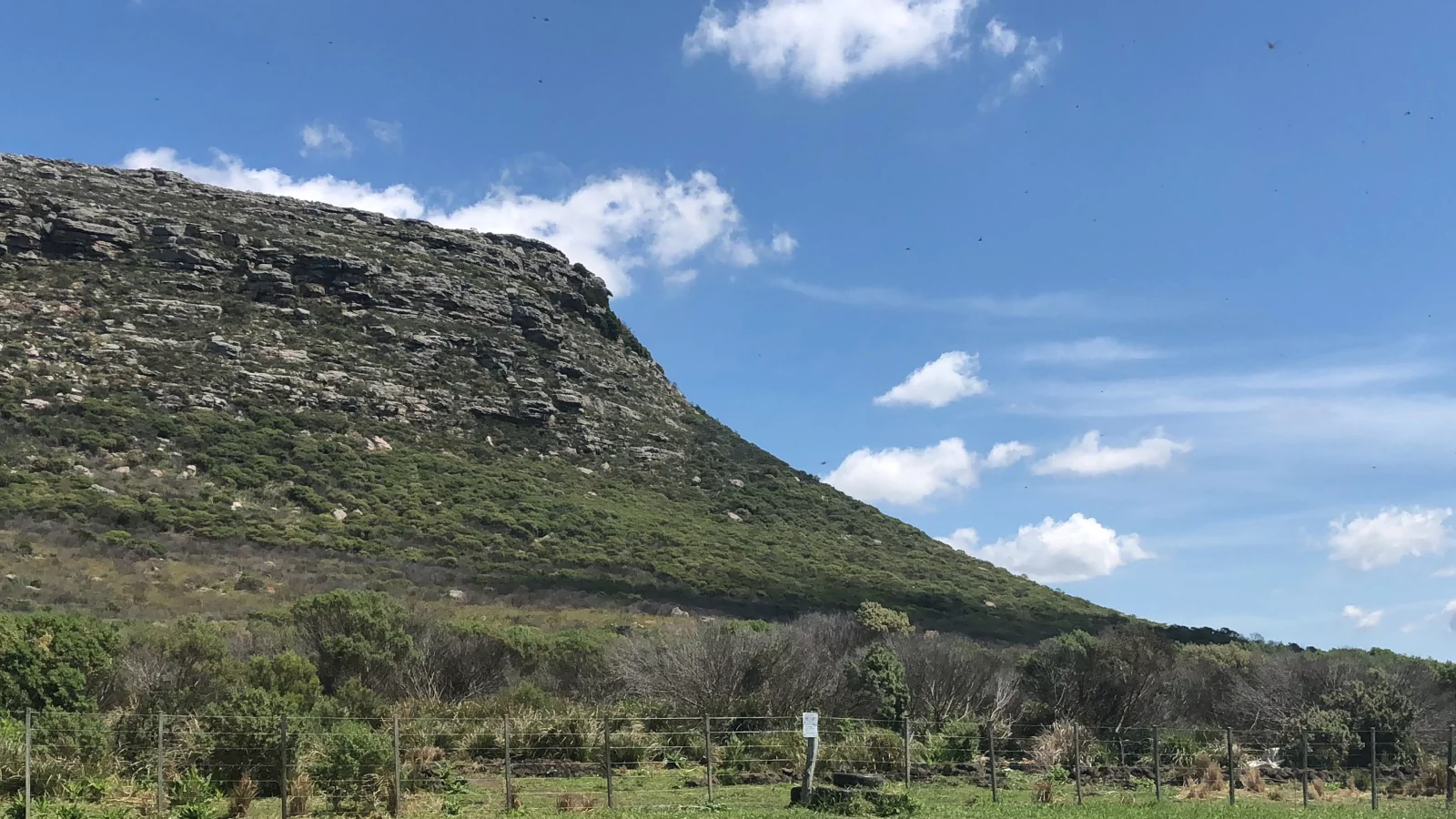 Paisaje de viaje, ejemplo de encuadre