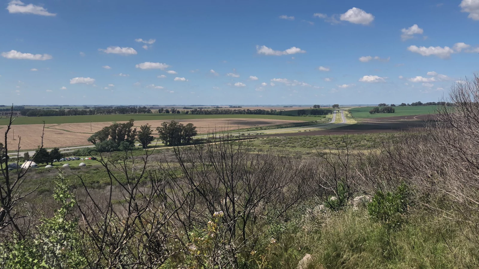 Paisaje de viaje, ejemplo de encuadre
