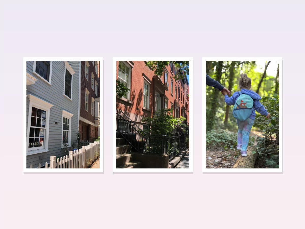 Ejemplos digitales de Pocket 7 × 10 con fotografías de paisajes
